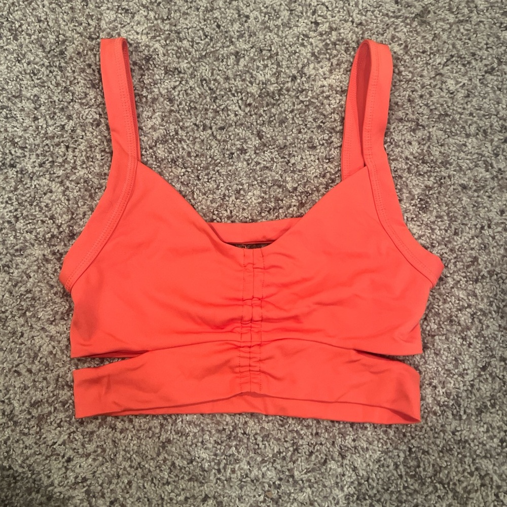 Women's Coral Sports Bra